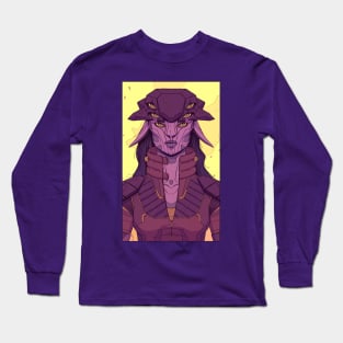 Purple lady Long Sleeve T-Shirt